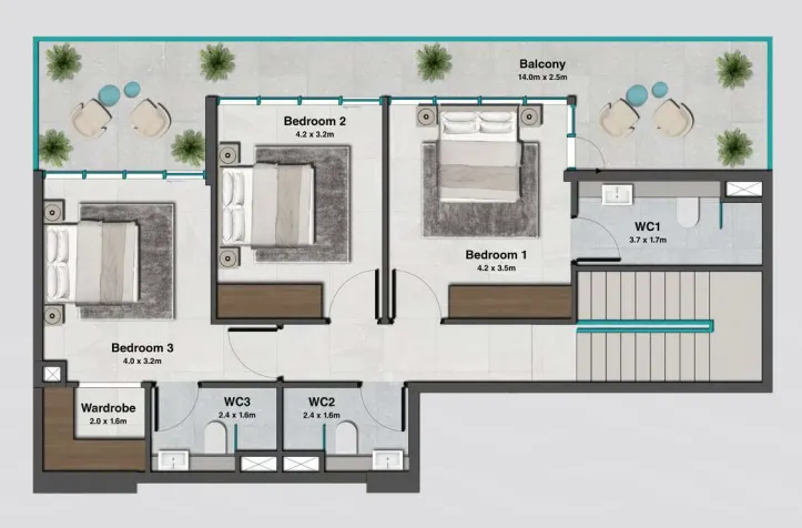 HRE Development Sky Hills Residence 2 floor plan