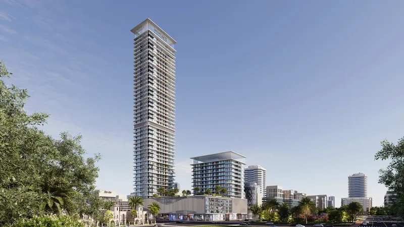 Exterior at Sky Hills Residence 3 in JVC (Jumeirah Village Circle) Dubai