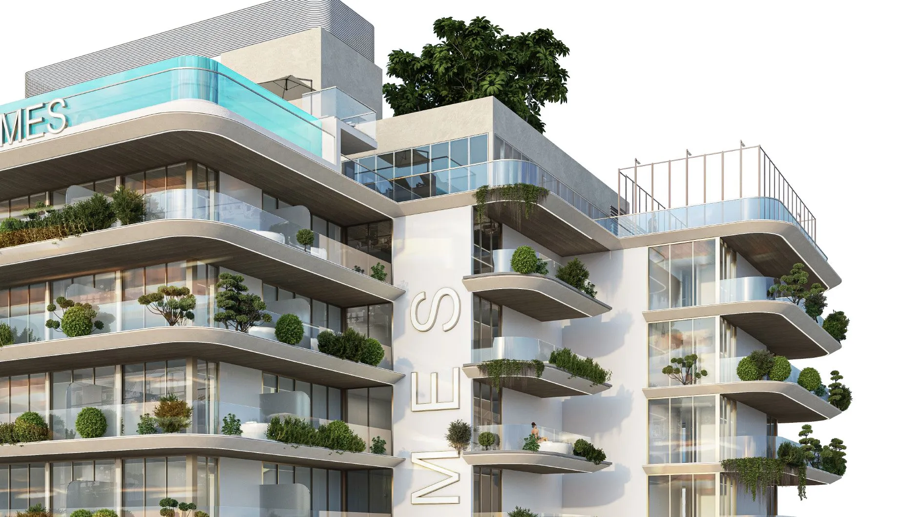 Exterior at Sky Line by Peace Homes in Dubai