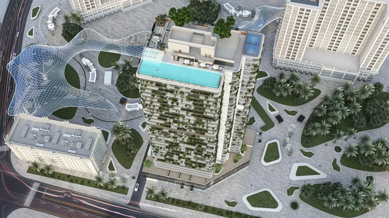 Exterior at Sky Line by Peace Homes in Dubai