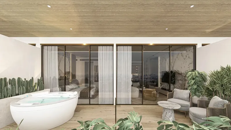 Interior at Sky Line by Peace Homes in Dubai