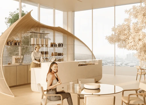 Sky Social Cafe amenity image at The Chedi Private Residences