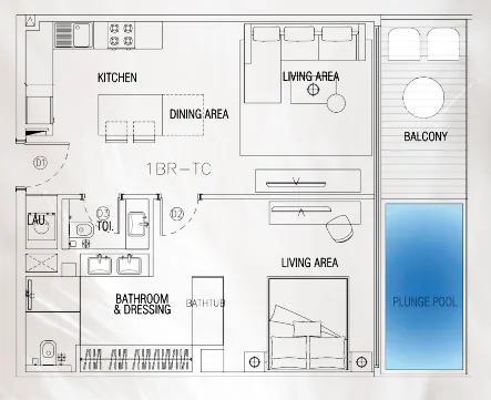 Peace Homes Development Sky Suites floor plan