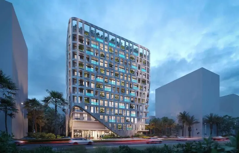 Exterior at Sky Suites in JVC (Jumeirah Village Circle) Dubai