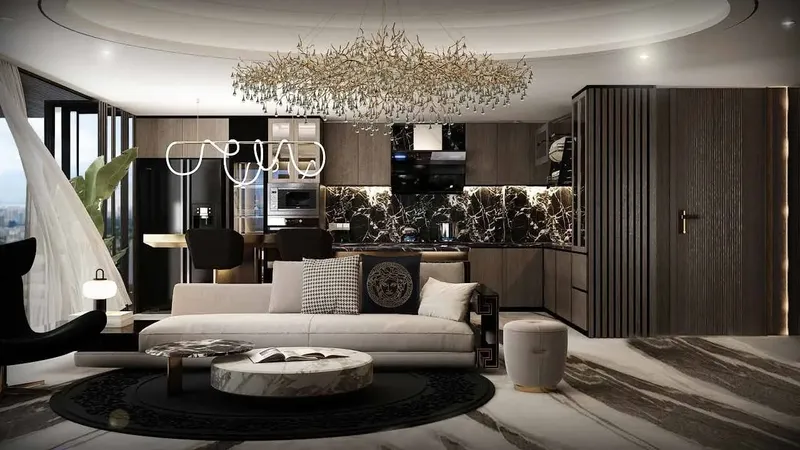 Interior at Sky Suites in JVC (Jumeirah Village Circle) Dubai