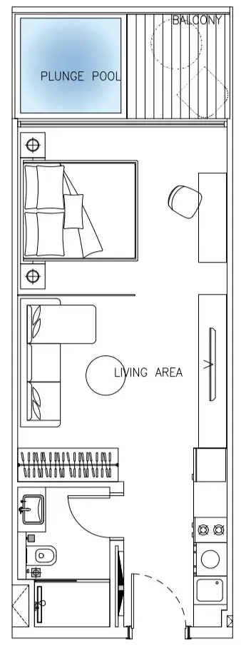 Peace Homes Development Sky Suites floor plan