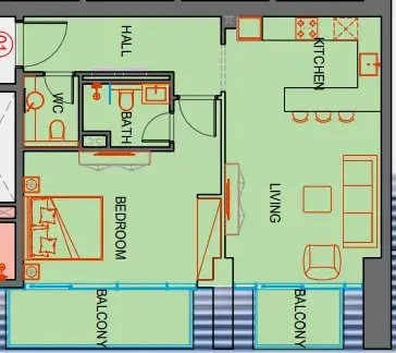 Tiger Group SkyGate Tower floor plan