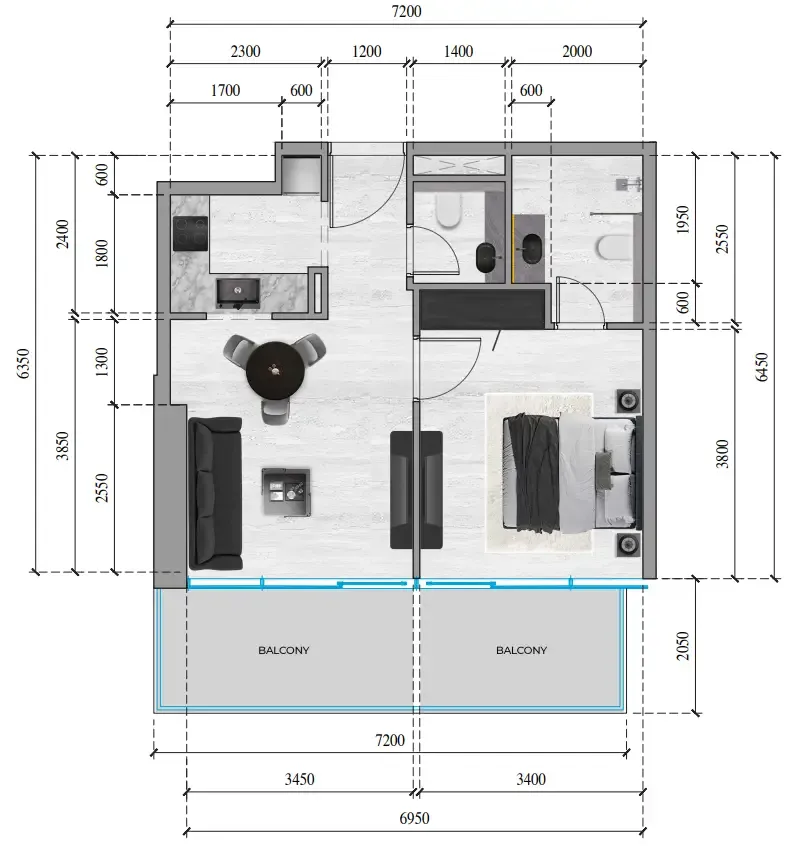Tiger Group SkyGate Tower floor plan