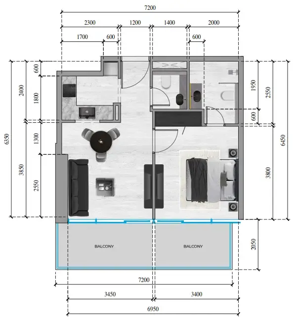 Tiger Group SkyGate Tower floor plan