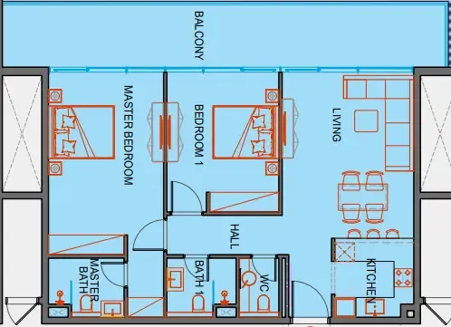 Tiger Group SkyGate Tower floor plan