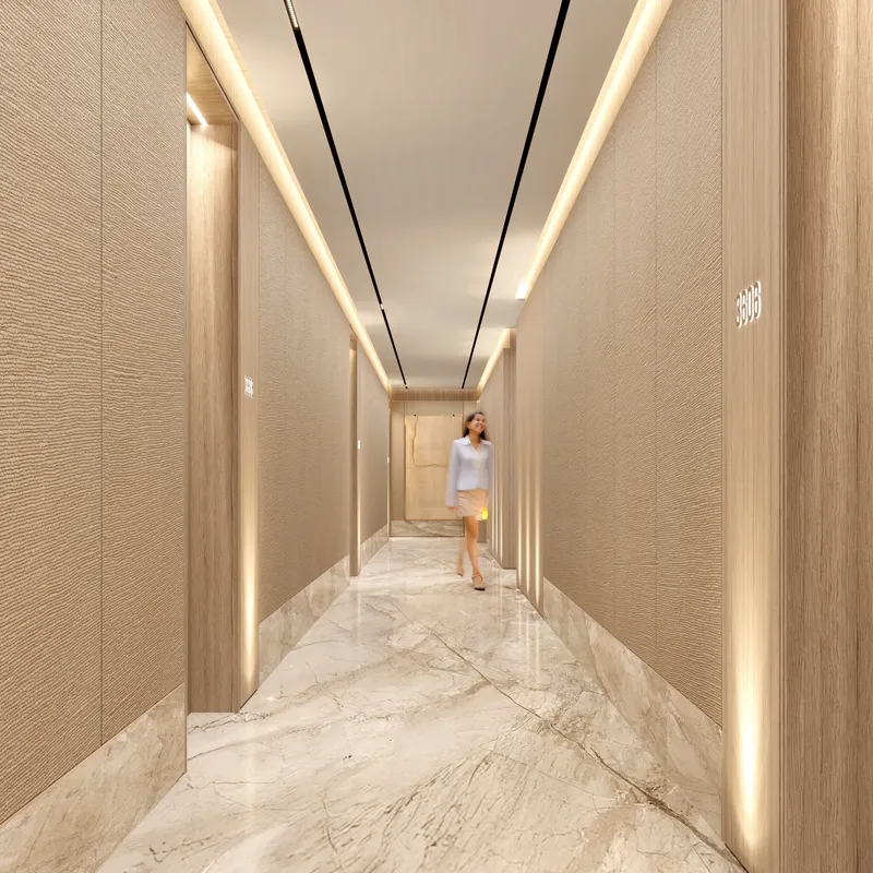 Lobby at SkyGate Tower in JVT (Jumeirah Village Triangle) Dubai