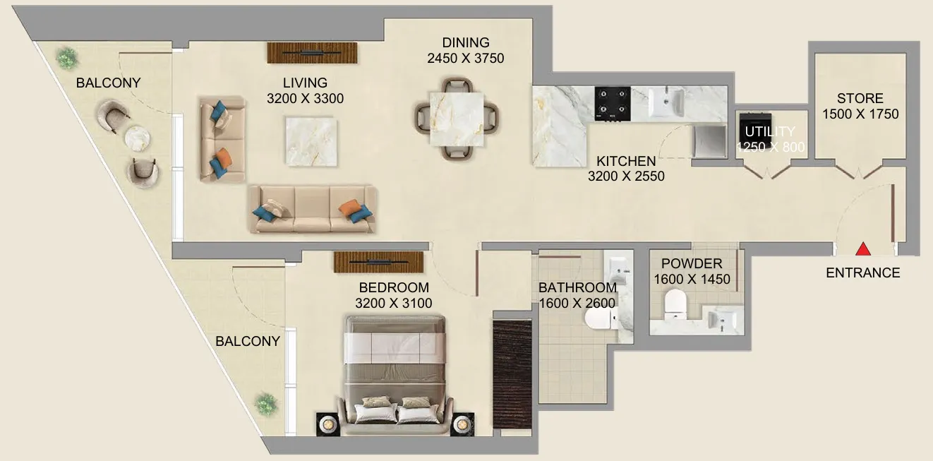 Sobha Skyvue Altier floor plan