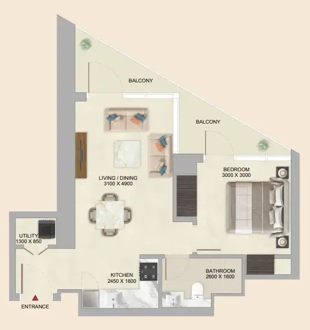 Sobha Skyvue Altier floor plan