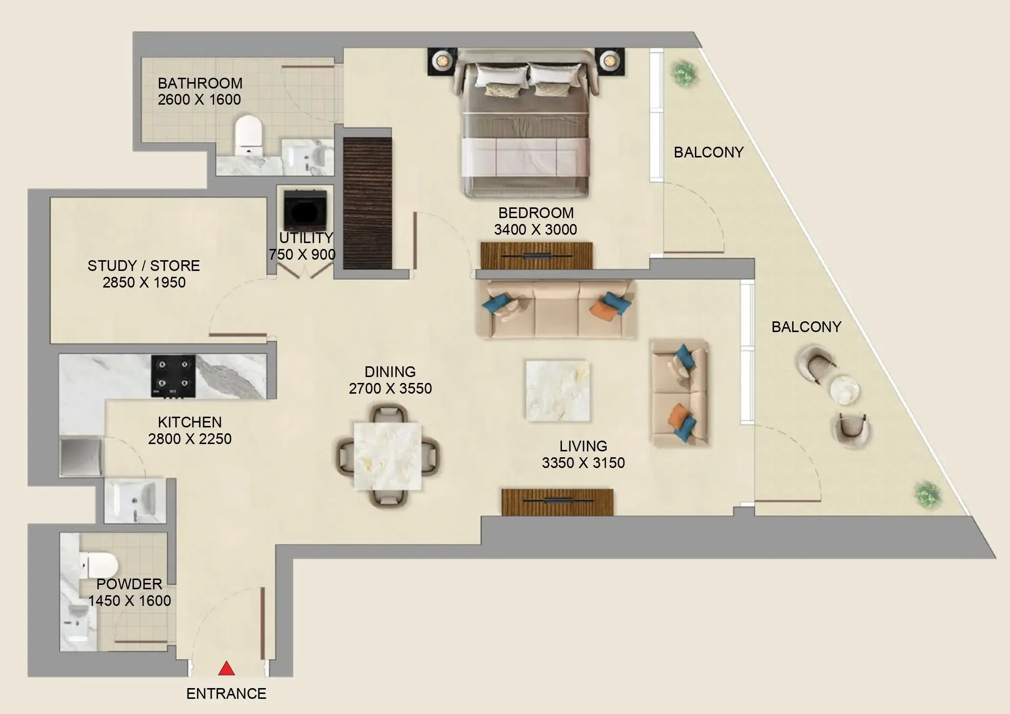 Sobha Skyvue Altier floor plan