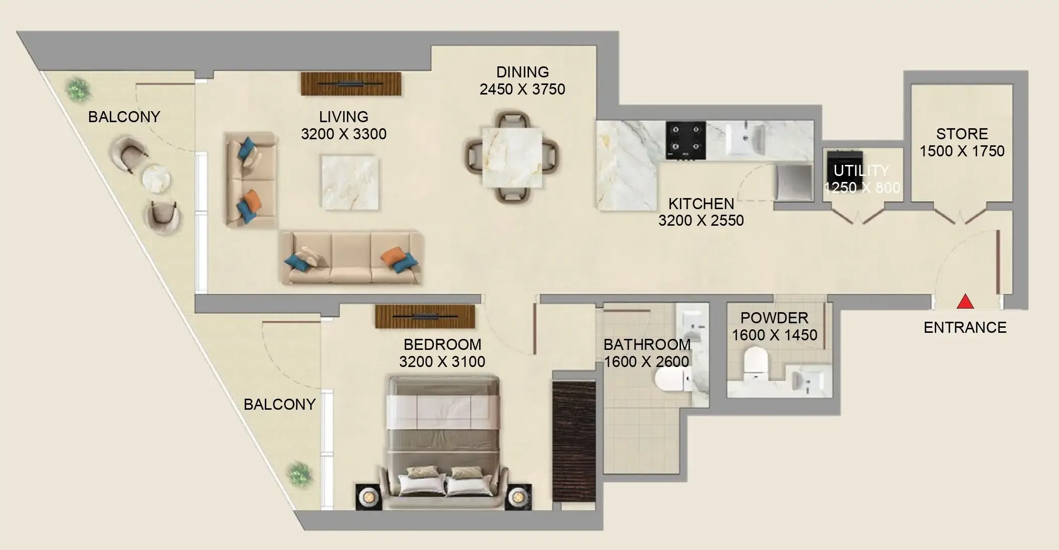 Sobha Skyvue Altier floor plan