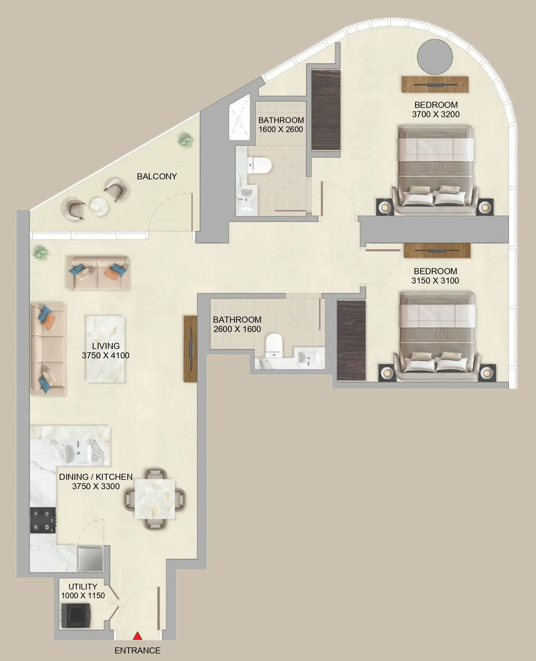 Sobha Skyvue Altier floor plan