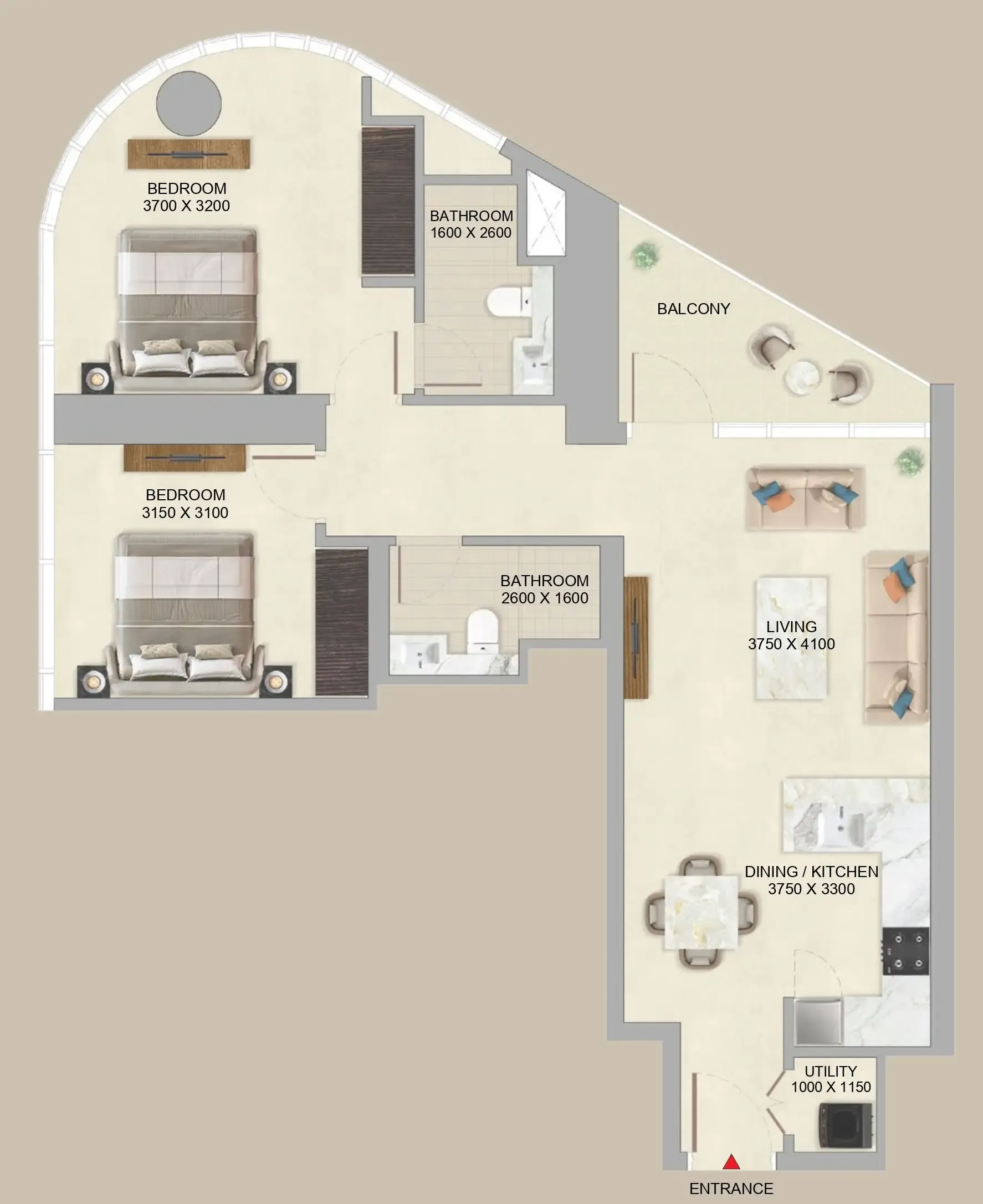 Sobha Skyvue Altier floor plan
