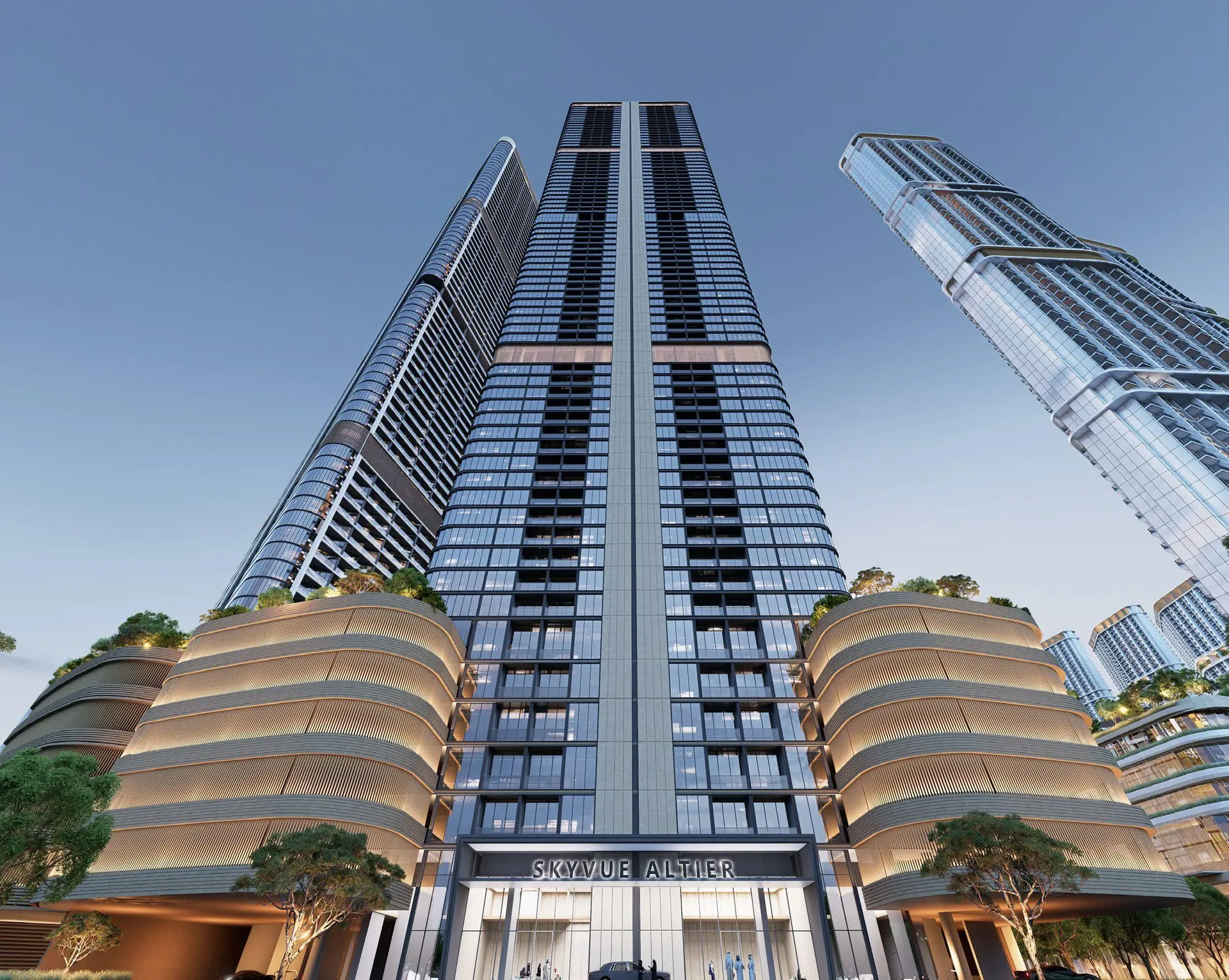Exterior at Skyvue Altier in Dubai