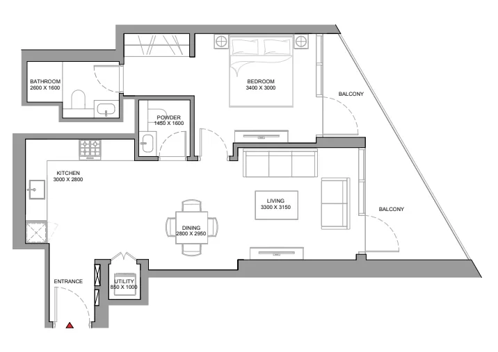 Sobha Skyvue Stellar floor plan