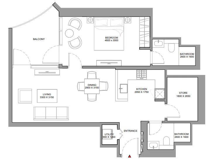 Sobha Skyvue Stellar floor plan
