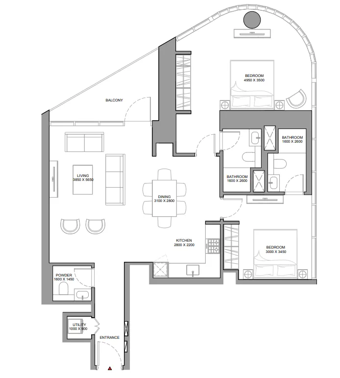 Sobha Skyvue Stellar floor plan
