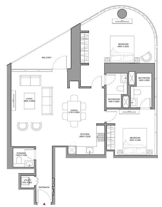 Sobha Skyvue Stellar floor plan