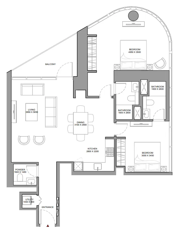 Sobha Skyvue Stellar floor plan