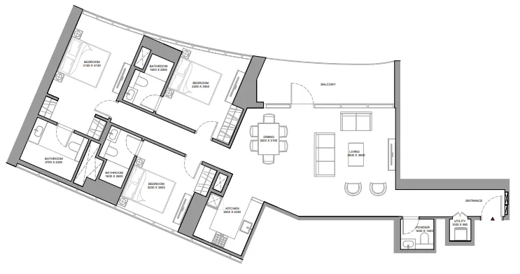 Sobha Skyvue Stellar floor plan