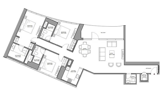 Sobha Skyvue Stellar floor plan