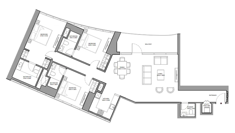 Sobha Skyvue Stellar floor plan