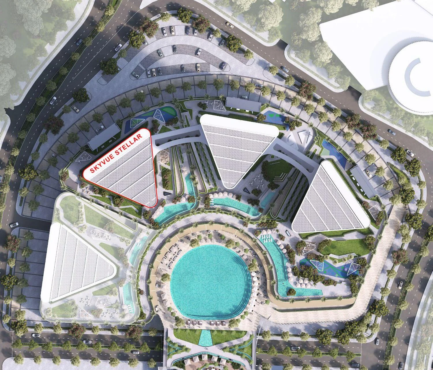 Sobha Skyvue Stellar master plan