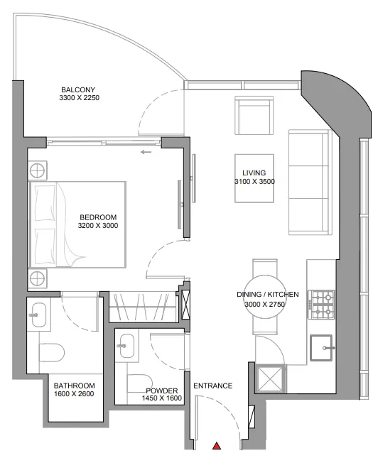 Sobha Sobha Aquamont floor plan
