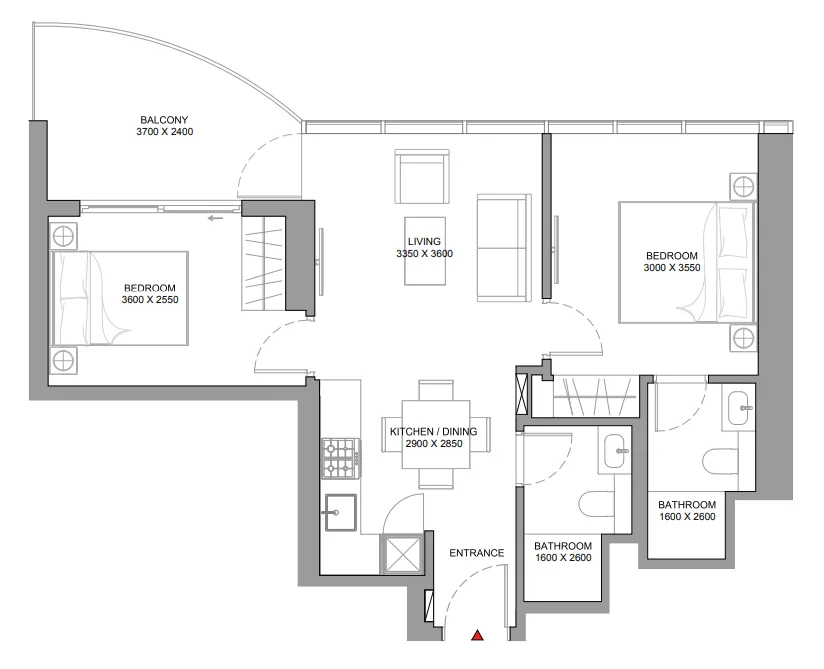 Sobha Sobha Aquamont floor plan