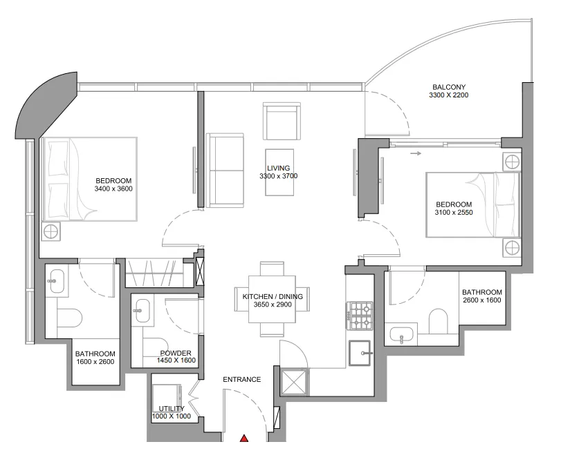 Sobha Sobha Aquamont floor plan