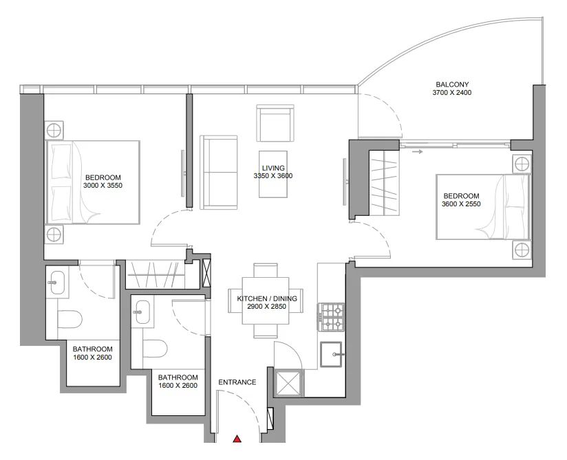 Sobha Sobha Aquamont floor plan