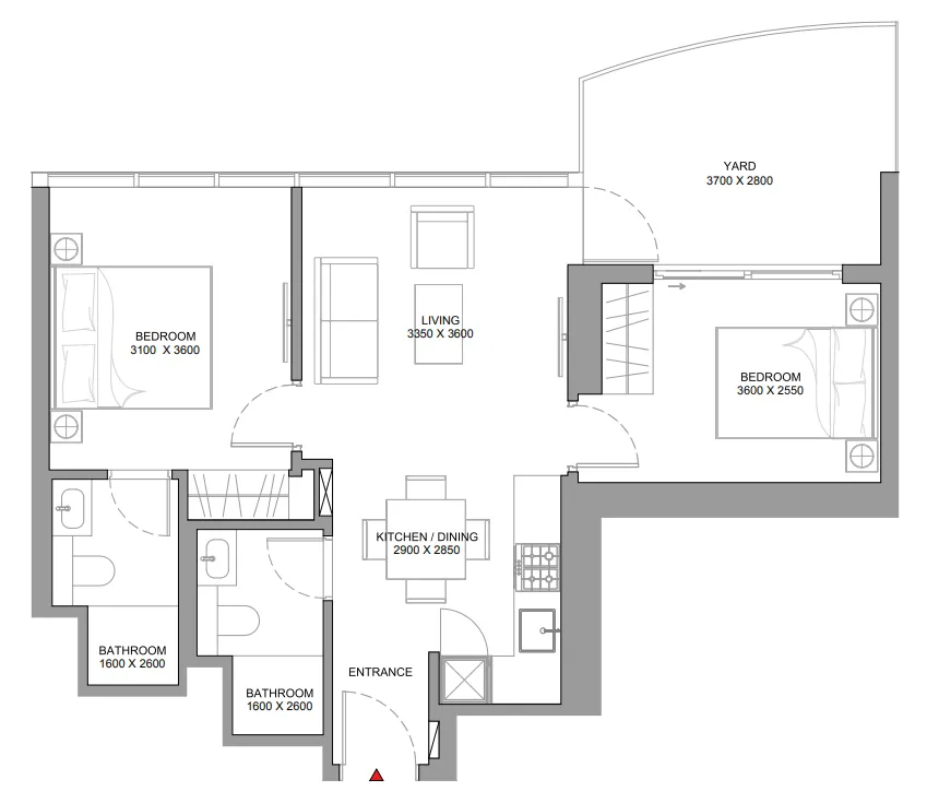 Sobha Sobha Aquamont floor plan