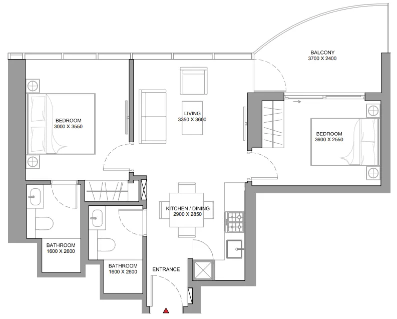 Sobha Sobha Aquamont floor plan