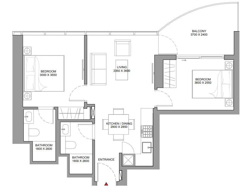 Sobha Sobha Aquamont floor plan