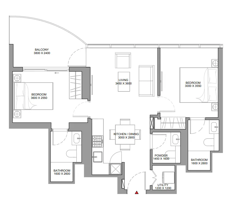 Sobha Sobha Aquamont floor plan