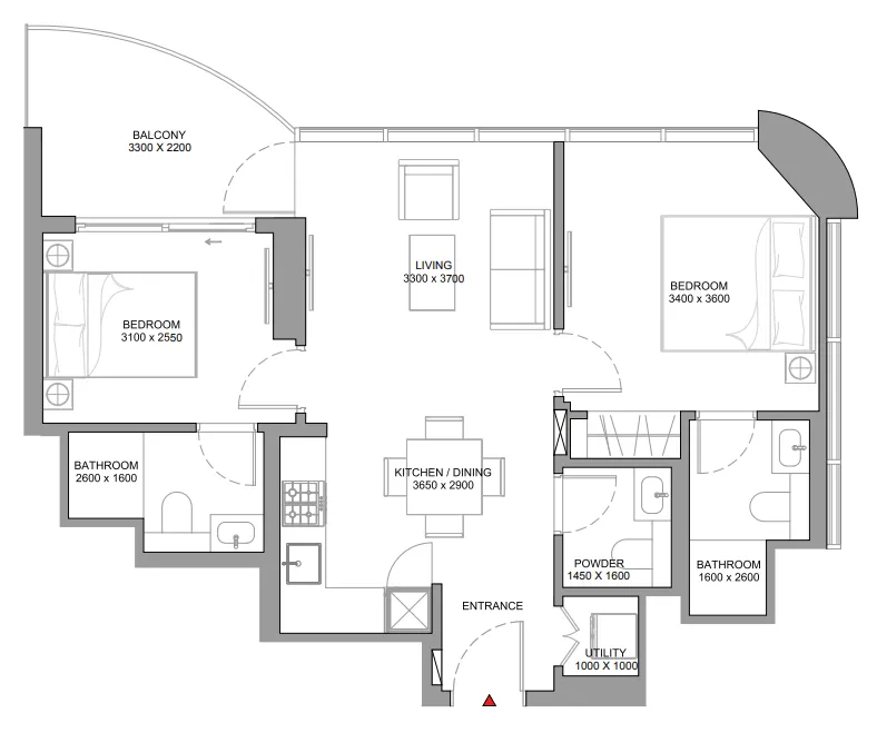 Sobha Sobha Aquamont floor plan