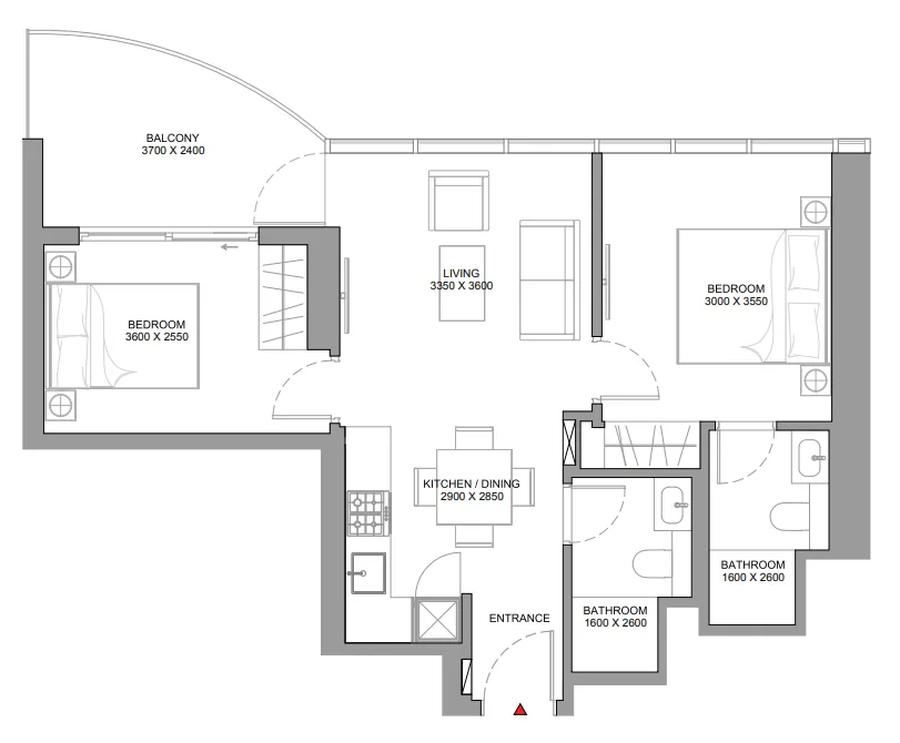 Sobha Sobha Aquamont floor plan