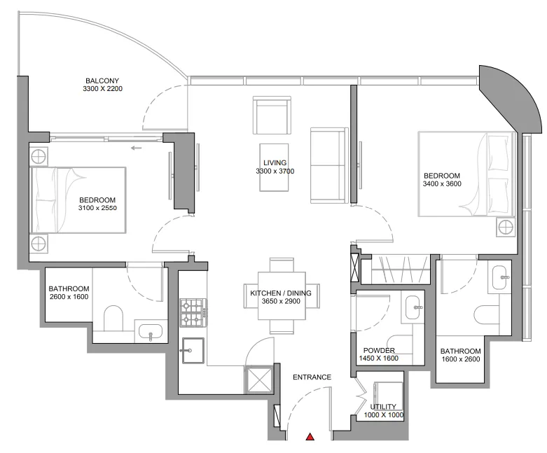 Sobha Sobha Aquamont floor plan
