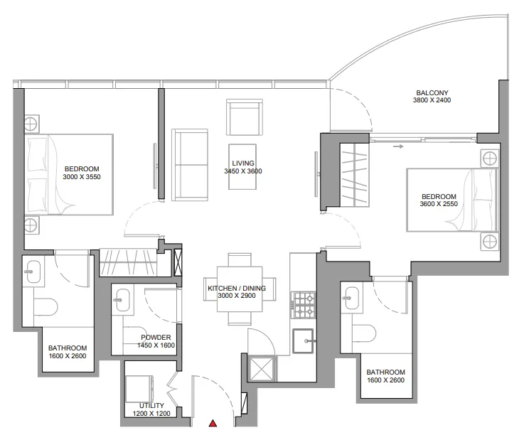 Sobha Sobha Aquamont floor plan