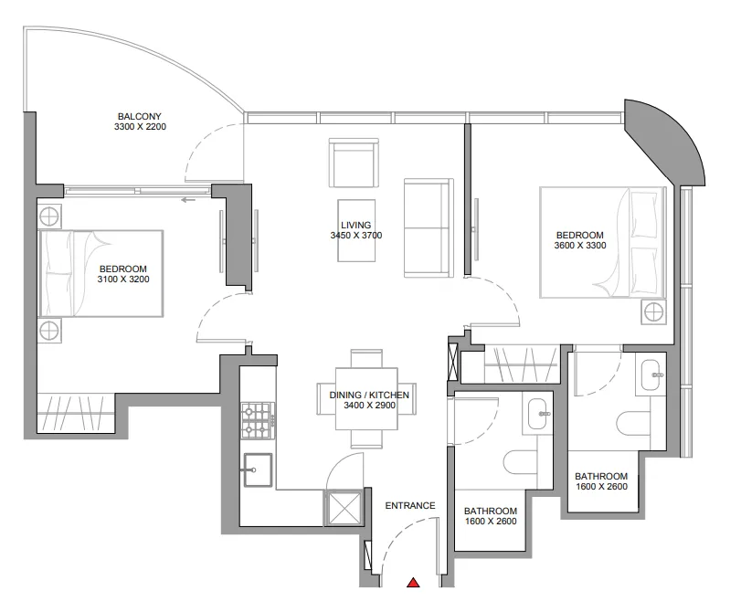 Sobha Sobha Aquamont floor plan