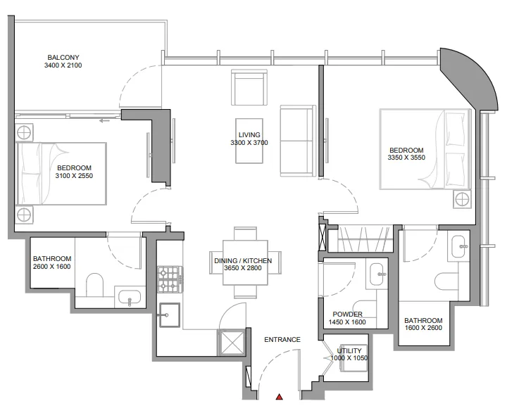 Sobha Sobha Aquamont floor plan