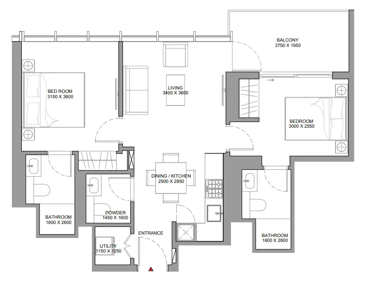 Sobha Sobha Aquamont floor plan