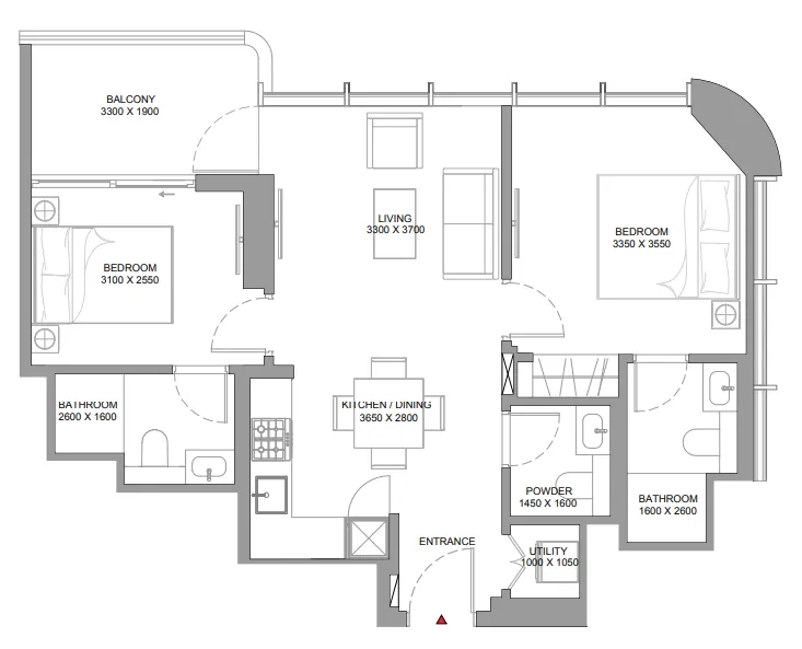 Sobha Sobha Aquamont floor plan