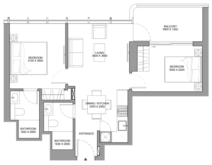 Sobha Sobha Aquamont floor plan