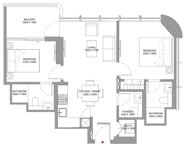 Sobha Sobha Aquamont floor plan