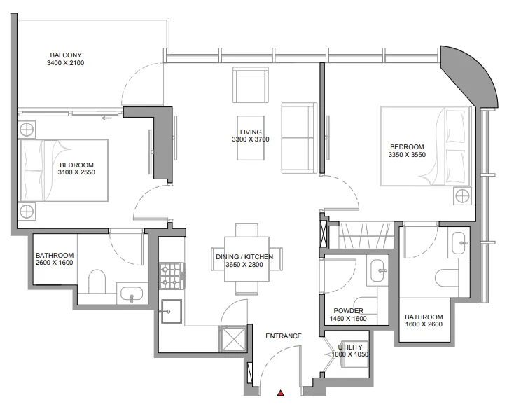 Sobha Sobha Aquamont floor plan